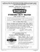 Craftsman 315.25060 Assembly, Operating Instructions And Parts List