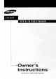 Samsung LT-P326W Owner's Instructions Manual