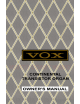 Vox Continental Organ Owner's Manual