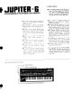 Roland Jupiter 6 User Manual