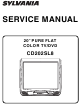 Sylvania CD202SL8 Service Manual
