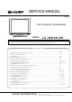 Sharp LC-20S5E-BK Service Manual