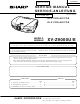 Sharp XV-Z9000U Supplemental Service Manual