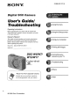 Sony DSC-W5 User's Manual / Troubleshooting