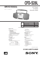 Sony CFD-S28L Service Manual