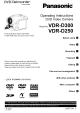 Panasonic vdr-d300 Operating Instructions Manual