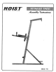 Hoist Fitness Fitness Tree Assembly Instructions Manual