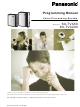 Panasonic KX-TVA50 Programming Manual