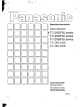 Panasonic TC-29GF30 series Operating Instructions Manual