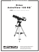 Orion AstroView 100 EQ Manual