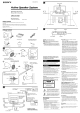 Sony SRS-D5100 Operating Instructions