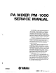 Yamaha PM-1000 Service Manual