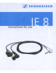 Sennheiser IE 8 Instructions For Use Manual