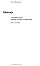 Tektronix TPS2000 Series User Manual
