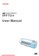 Canon iPF720 User Manual