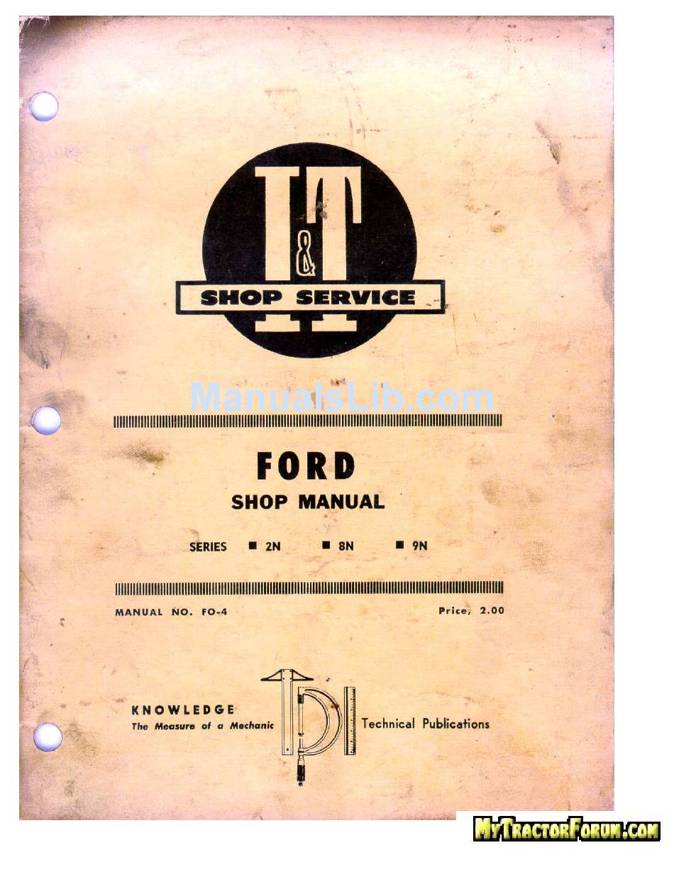 FORD 8N 8NAN SHOP MANUAL Pdf Download ManualsLib   8n8nan 1 Bg 