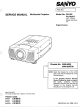 Sanyo PLV-60 Service Manual