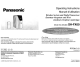 Panasonic SH-FX60 Operating Instructions Manual