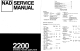 NAD 2200 Service Manual