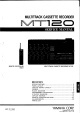 Yamaha MT 120 Service Manual