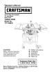 Craftsman 137,248830 Operator's Manual