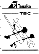 Tanaka TBC-2000 Shop Manual
