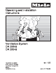 Miele DA 398-5 Operating And Installation Instructions