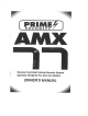 Prime Security AMX 77 Owner's Manual