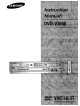 Samsung dvd-v3650 Instruction Manual