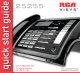 RCA VISYS 25255 Quick Start Manual
