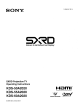 Sony KDS-50a2020 Operating Instructions Manual