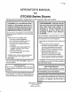 Dexter Laundry DTCH30 series Operator's Manual