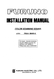 Furuno CSH-5 Mark-2 Installation Manual