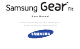 Samsung Gear Fit SM-R350 User Manual