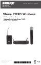 Shure PGXD Quick Start Manual