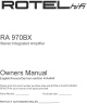 Rotel RA-970BX Owner's Manual