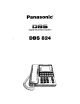 Panasonic DBS 824 Installation Manual