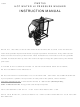 Black Bull PW2750 Instruction Manual