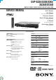 Sony DVP-S335 Service Manual