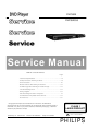 Philips DVP3520 Service Manual