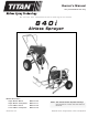 Titan 840i Owner's Manual