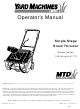 Yard Machines 140 Operator's Manual