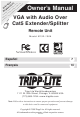 Tripp Lite B132-100A Owner's Manual
