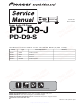 Pioneer PD-D9-J Service Manual