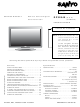 Sanyo DP32640 Service Manual