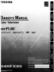 Toshiba 34HFX85 Owner's Manual