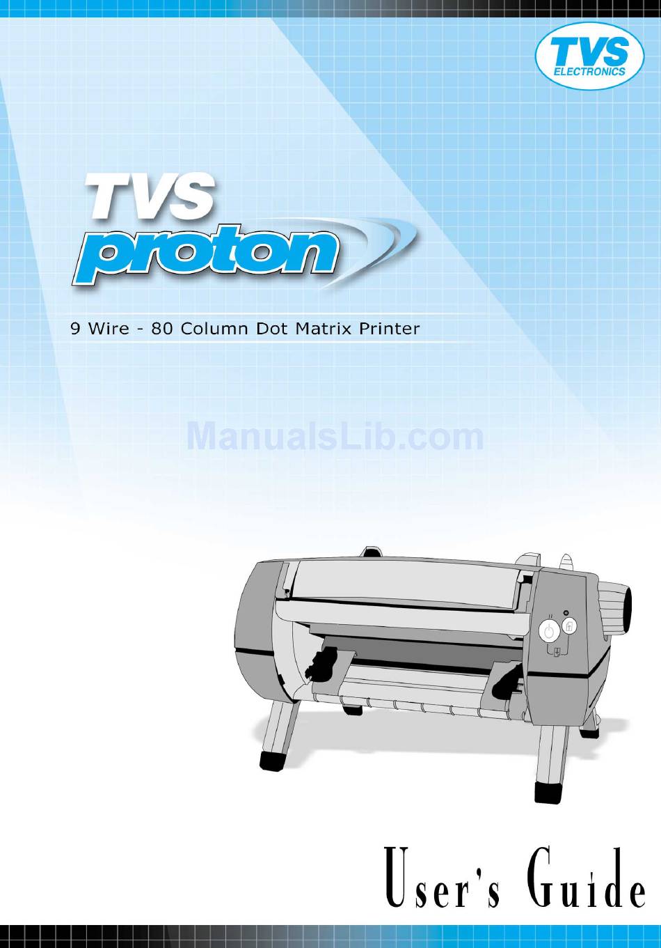 TVS ELECTRONICS PROTON USER MANUAL Pdf Download | ManualsLib