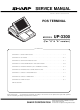 Sharp UP-3300 Service Manual