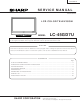 Sharp LC-45GD7U Service Manual