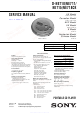Sony D-NE710 Service Manual